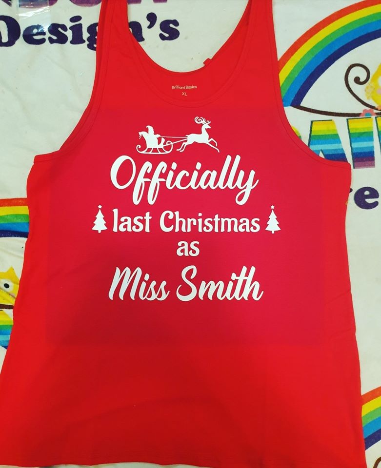Officially Last Xmas As ? tshirt/singlet