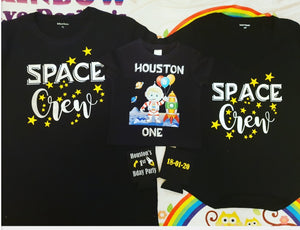 Space Rocket Birthday Tshirt