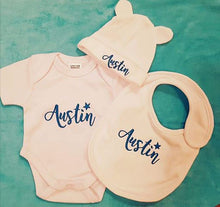 Newwborn Name Onesie Set