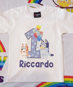 Bluey Birthday Tshirt