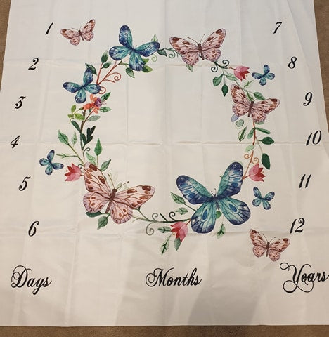 Milestone Baby Layout Blanket
