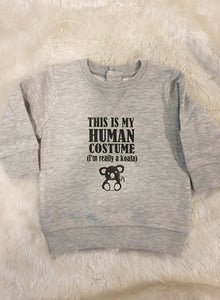 This is my Human Costume Baby/kids Jumper