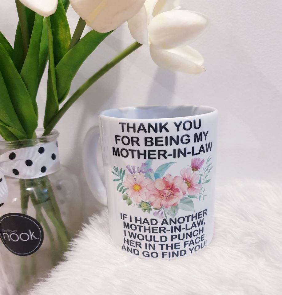 Thankyou for being my mother-in-law coffee mug