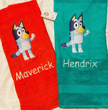 Bluey Personalised towel