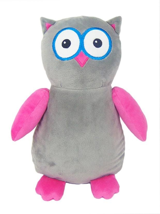 Hooty Lou the grey/pink Owl