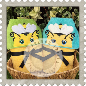 Lady Bug and bee Hooded Towel