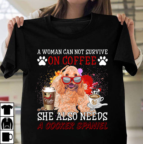 Coffee and Cocker Spaniel