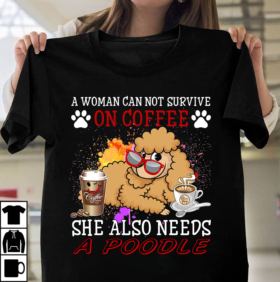 Coffee and poodle