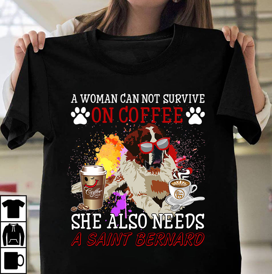Coffee and Saint Bernard