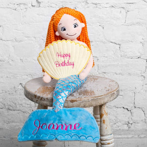 Cuddly Personalised Dolls mermaid/fairy