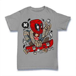 Deadpool Skater Tshirt