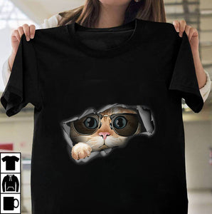 Glasses cat
