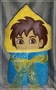 Dora And Diego Hooded Towel