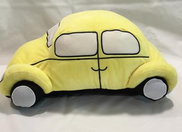Spotto The Yellow Beetle Car teddy/pillow