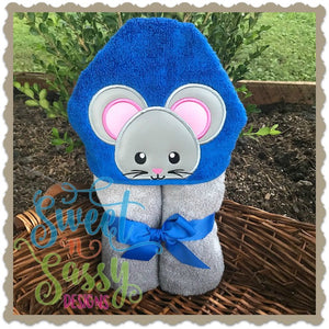 Mouse Boy and girl Hooded Towel