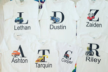 Letter Name baby rompers/tshirts