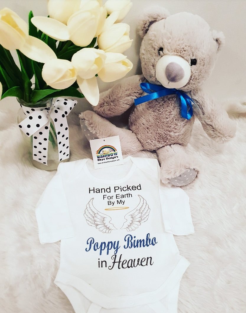 Hand picked for earth baby onesie