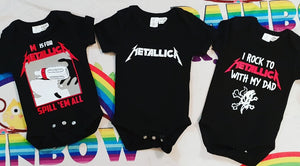 Metallica baby suits
