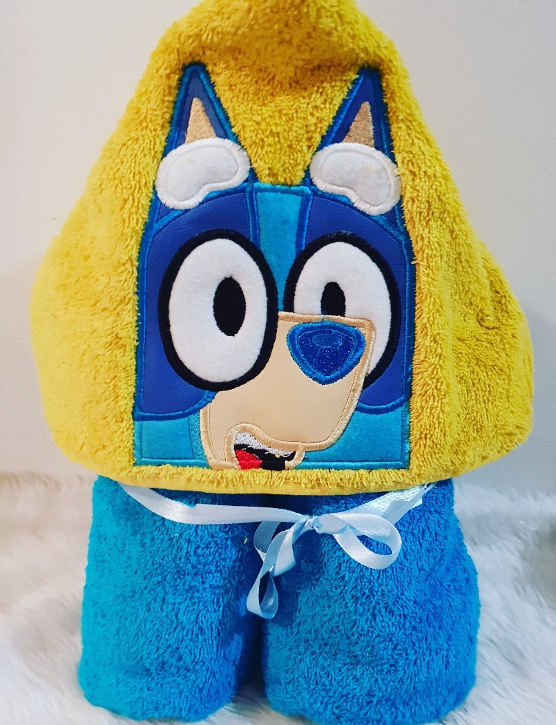 Bluey and Bingo Hooded Towel