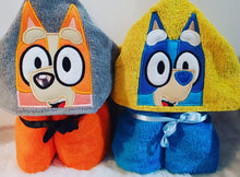 Bluey and Bingo Hooded Towel