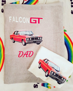 Classic cars towel sets