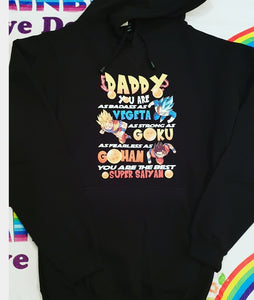 Daddy you are as Badass as Vegeta Tshirt/hoodie