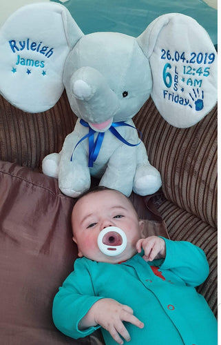 Dumble the Elephant Light Blue