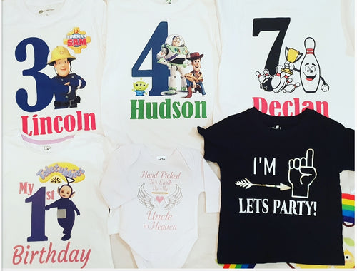 Birthday Tshirts.