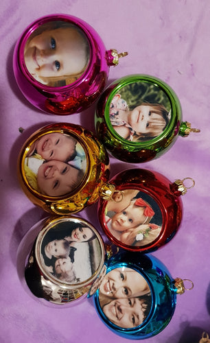 Xmas baubles set of 6