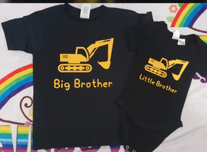 Big brother little brother tipper truck set