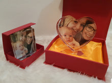 Glass Crystal Photo Block  Plaque