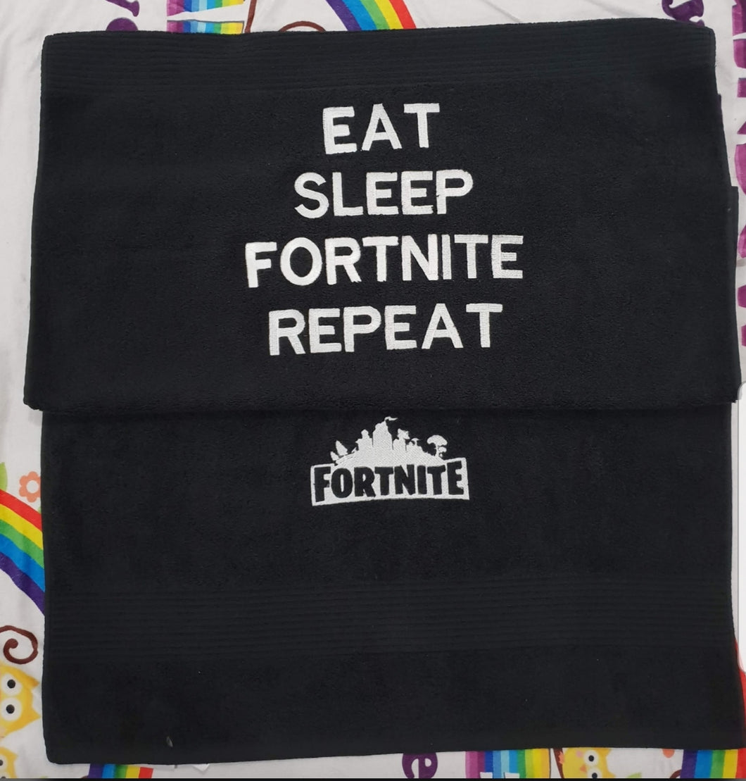Fortnite towel eat sleep fortnite repeat