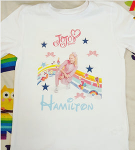 Jojo Siwa Personalised T shirt