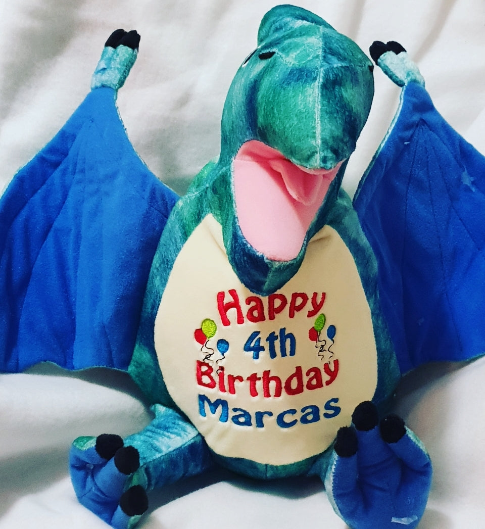 Blue Pierce Dino