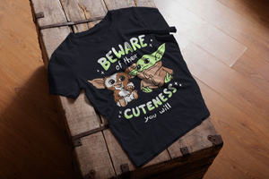 Yoda beware of their  cuteness T-shirt