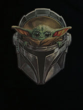Baby Yoda Grogu in Mandalorian Helmet