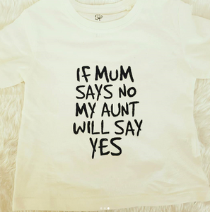 Personalised Aunty Tshirts.