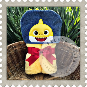 Shark Doo Doo  Hooded Towel