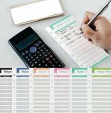 A6 Binder Budget Note Book