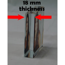 Glass Crystal Photo Block  Plaque