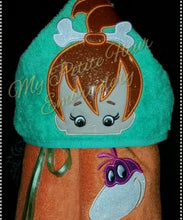 Bambam and Pebbles Hooded Towel