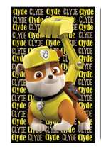 Rubble Paw Patrol custom blanket