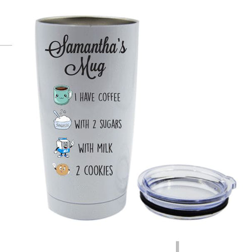 Personalised tumbler mugs