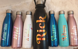 Double walled drink bottles