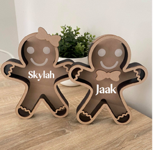 Christmas Gingerbread Man Money/Gift Box