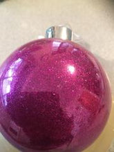 Personalised Glittered Baubles