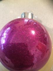 Personalised Glittered Baubles