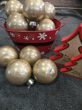 Personalised Glittered Baubles