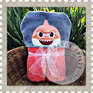 Shark Doo Doo  Hooded Towel