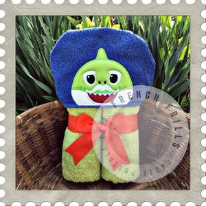 Shark Doo Doo  Hooded Towel